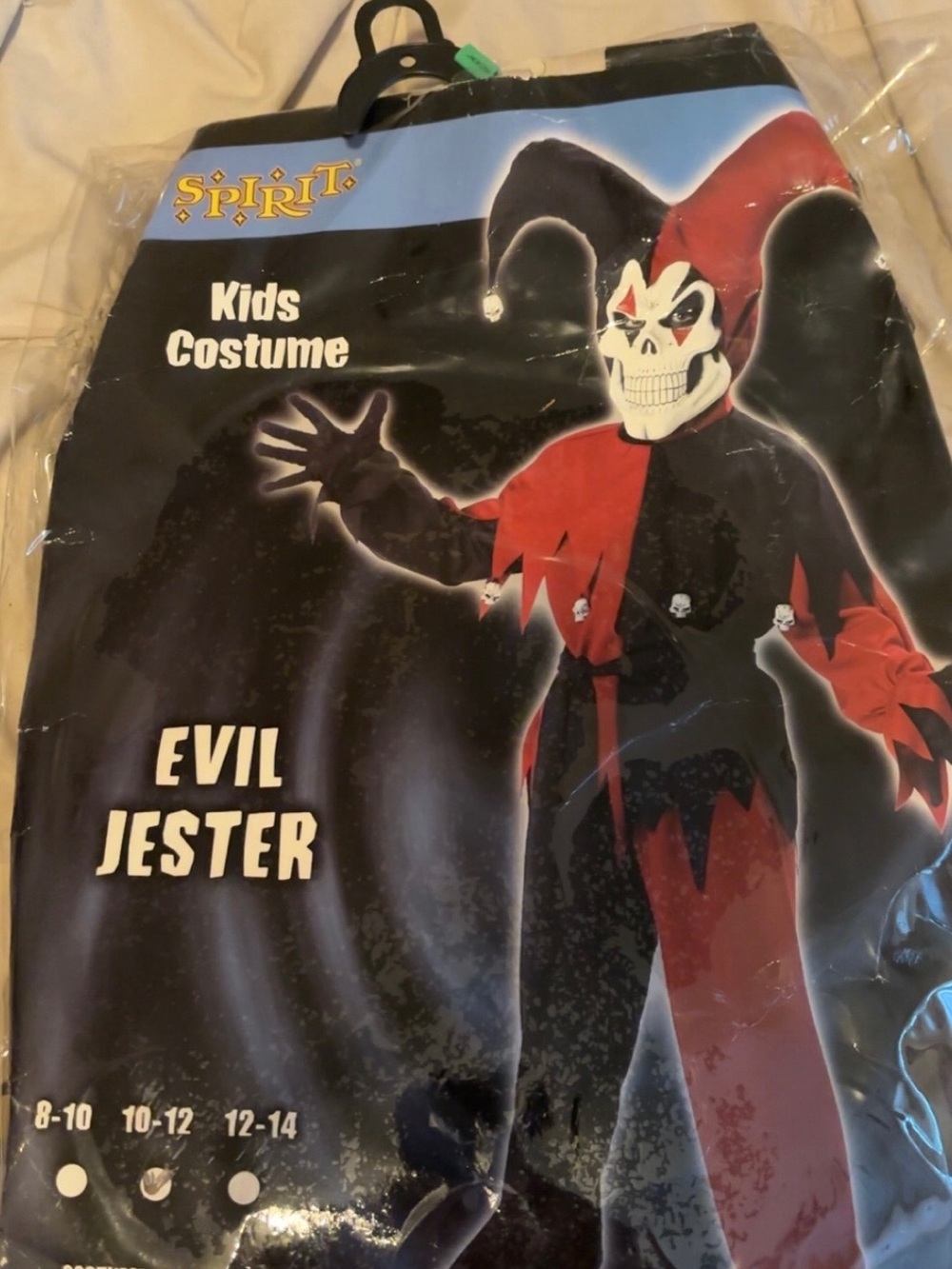 Spirit Kids Evil Jester Costume - Black & Red